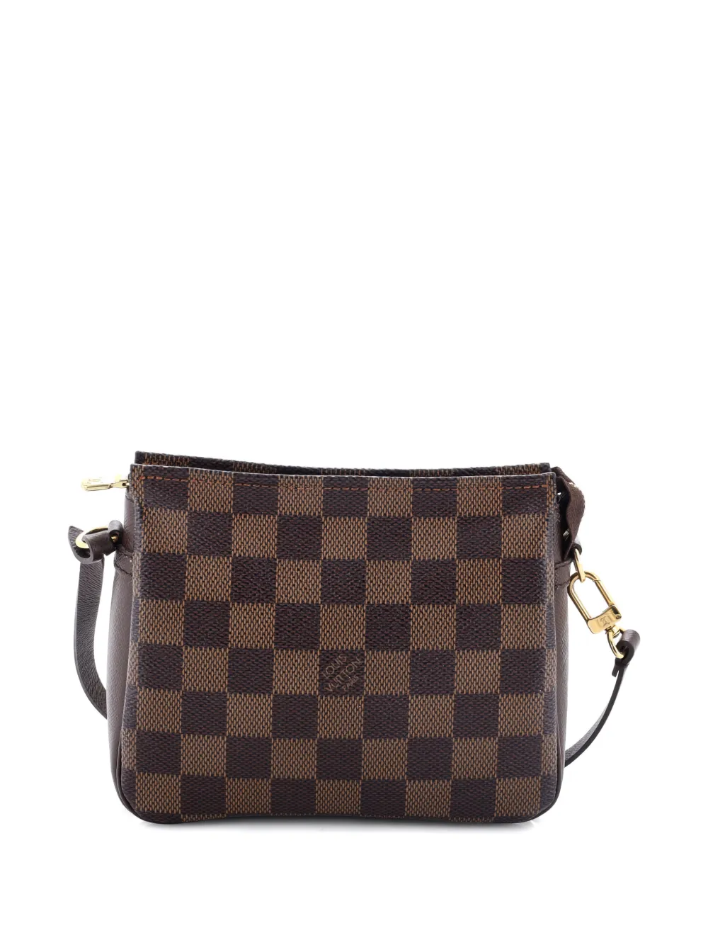 Pre-owned Louis Vuitton Trousse Make Up Bag Damier Pouch In Brown