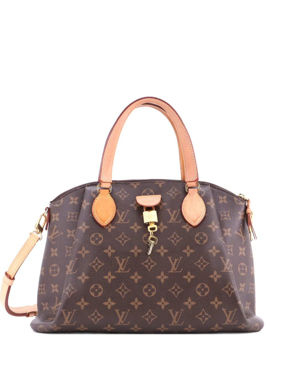 Louis Vuitton Pre-Owned Rivoli Handbag Monogram Canvas MM satchel - Marrone
