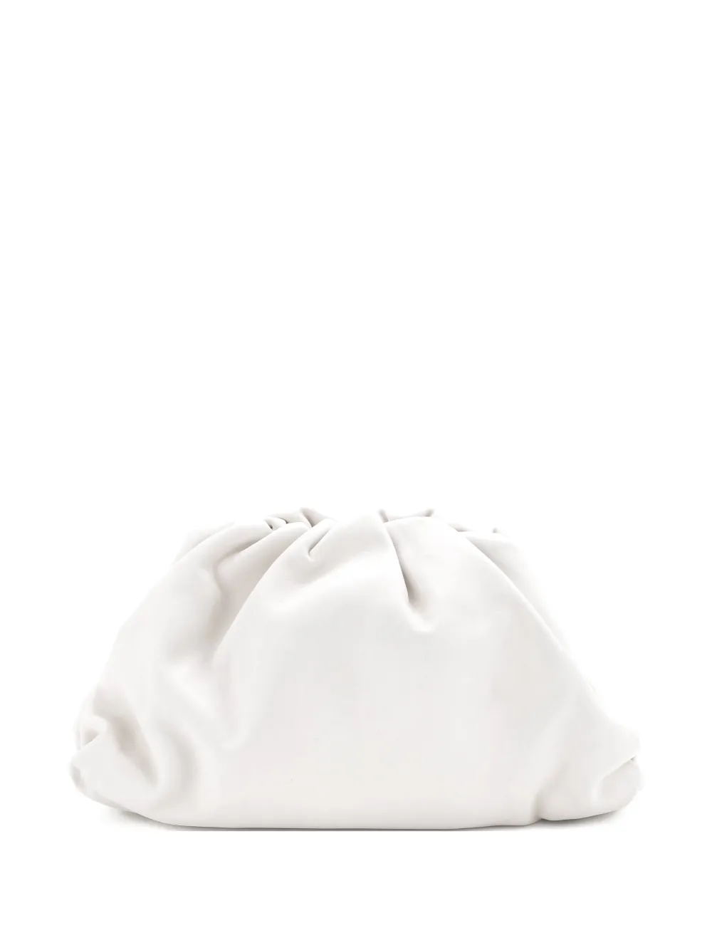Bottega Veneta Pre-Owned The Pouch Leather Teen clutch bag - Bianco