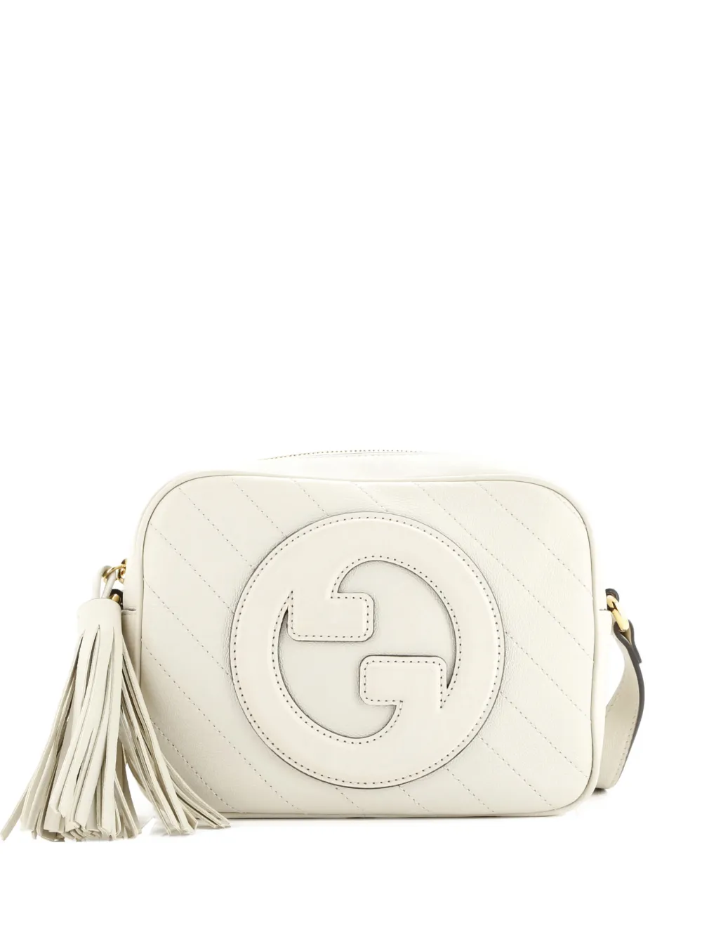 Gucci Pre-Owned Blondie NM Camera Shoulder Bag Diagonal Quilted Leather Small crossbody bag - Nude