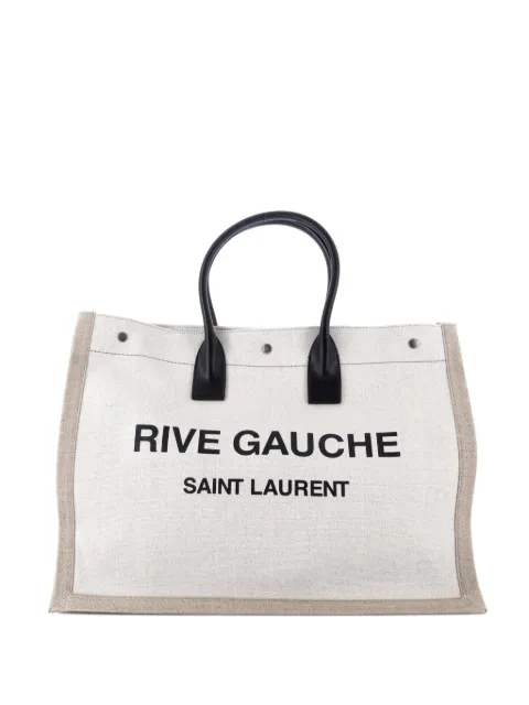 Saint Laurent Pre-Owned Rive Gauche Shopper Canvas Large tote bag