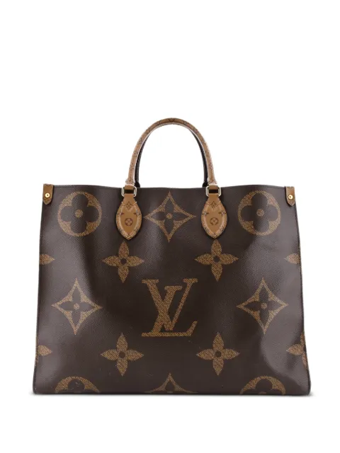 Louis Vuitton Pre-Owned tote OnTheGo reversible con monograma Giant GM