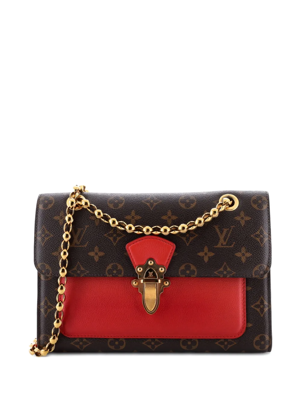 Louis Vuitton Pre-Owned Victoire Handbag Monogram Canvas and Leather shoulder bag - Marrone