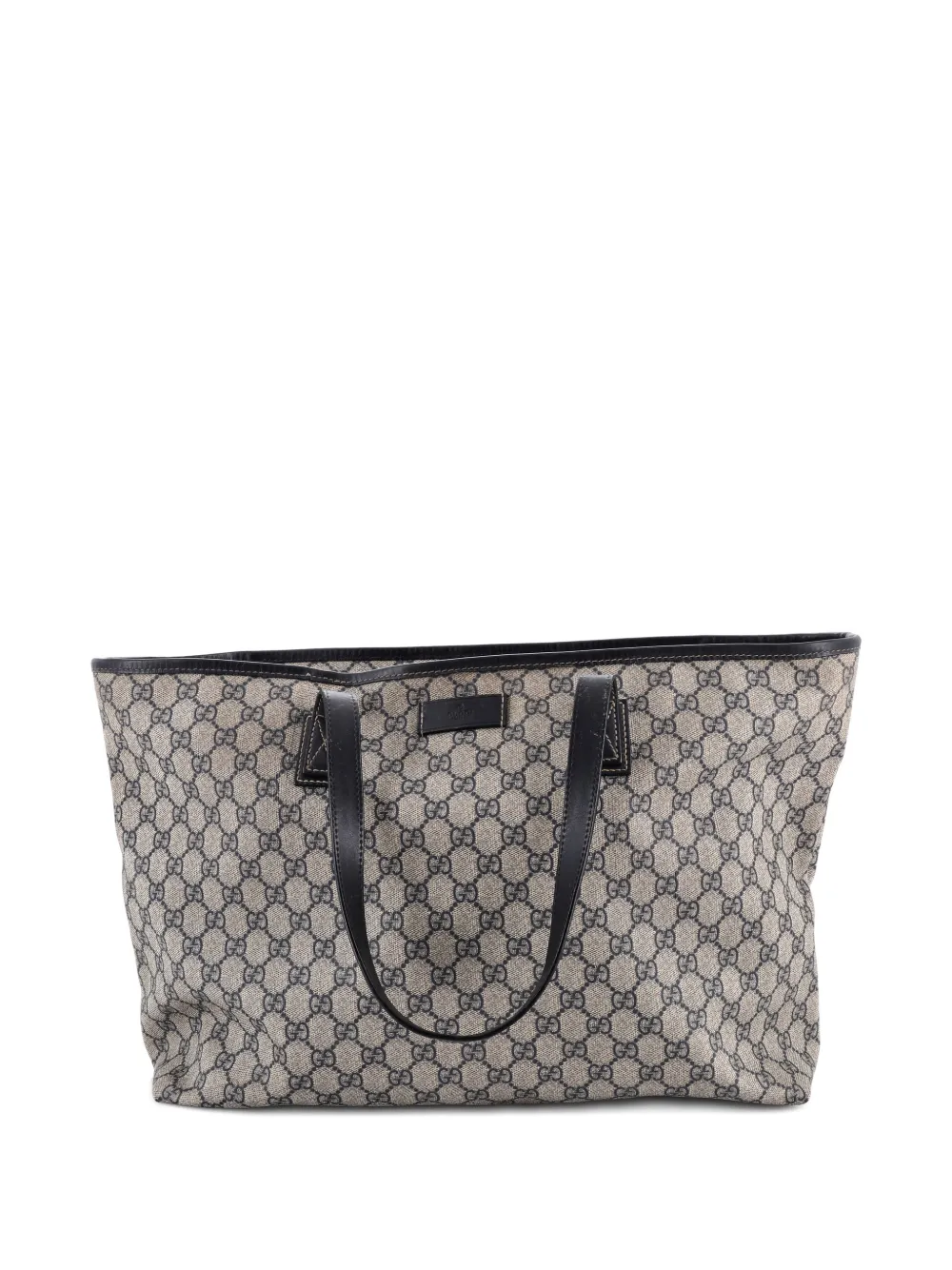 Gucci Pre-Owned Plus GG Coated Canvas with Leather Large tote bag | azul | Image 1