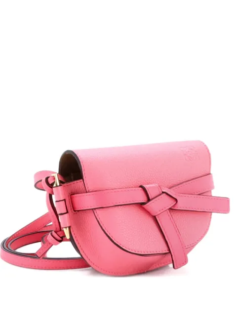 Loewe Pre-Owned Gate Shoulder Bag Leather Mini crossbody bag