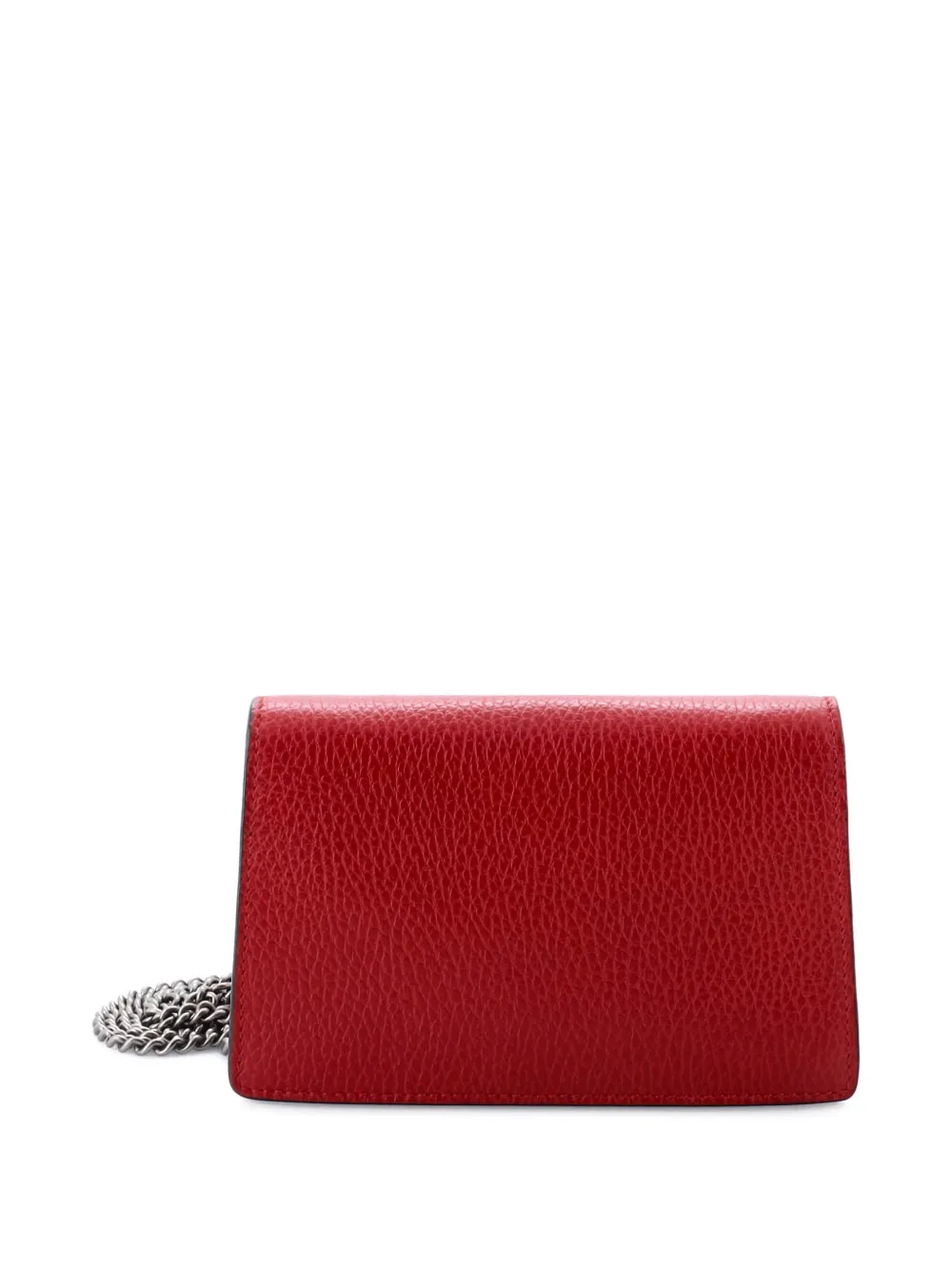 Pre-owned Gucci Dionysus Bag Leather Super Mini Clutch Bag In Red