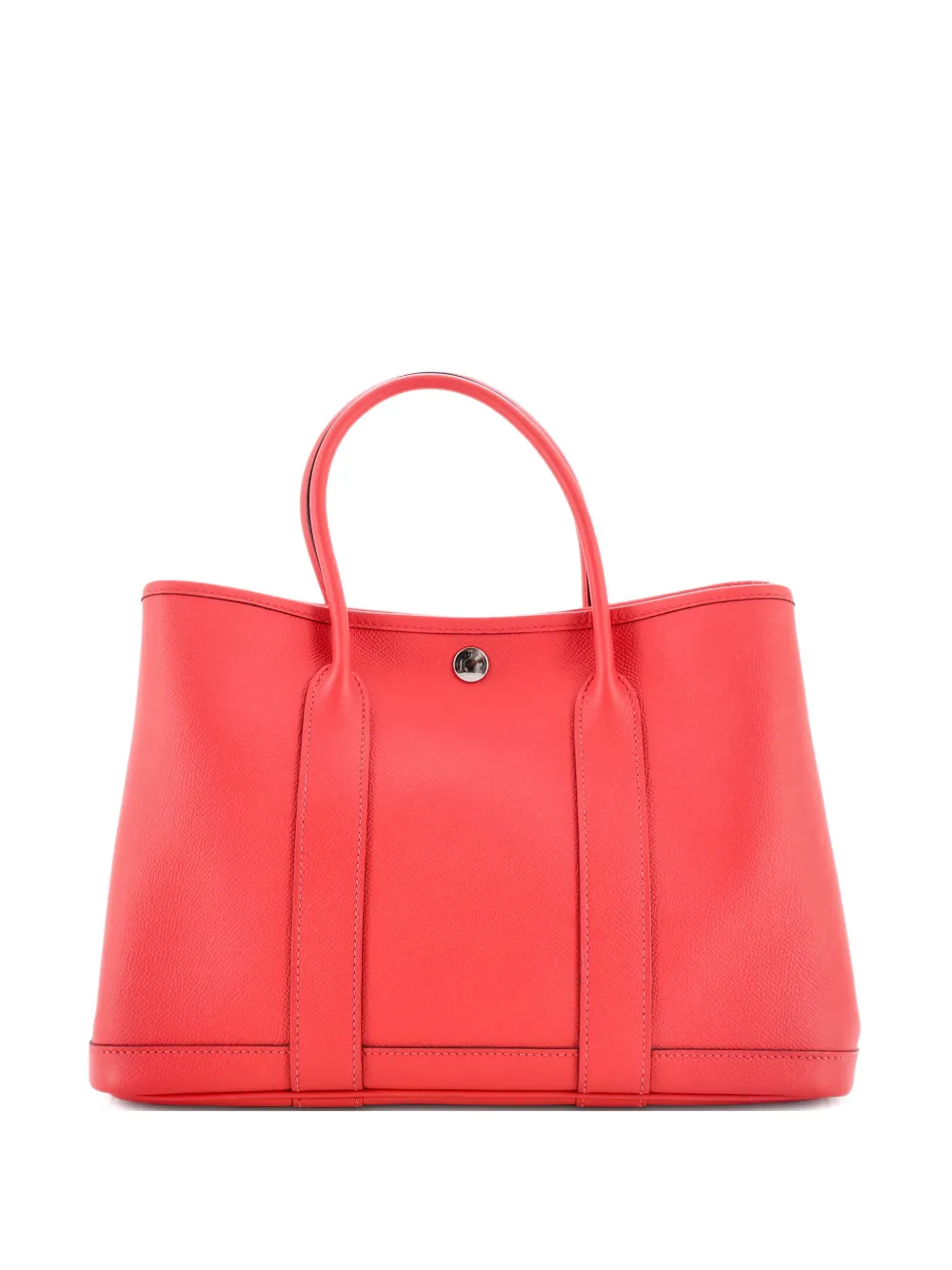 Hermès Pre-Owned Garden Party Leather 30 tote bag - Rosso