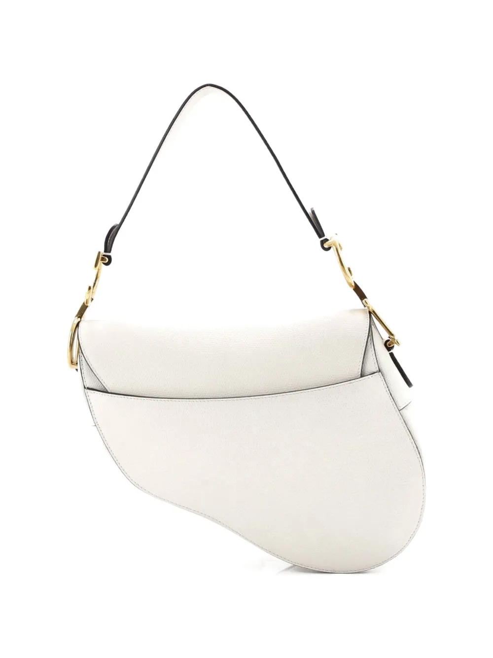 Saddle Handbag Leather Medium Shoulder Bag