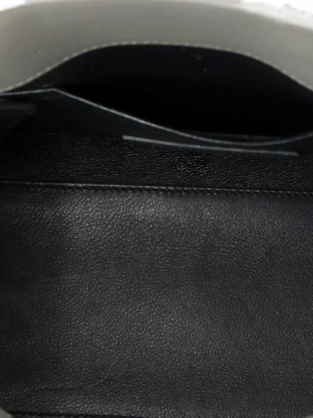 SAINT LAURENT Pre-owned Sac De Jour Nm Bag Leather Nano Tote Bag In Gray