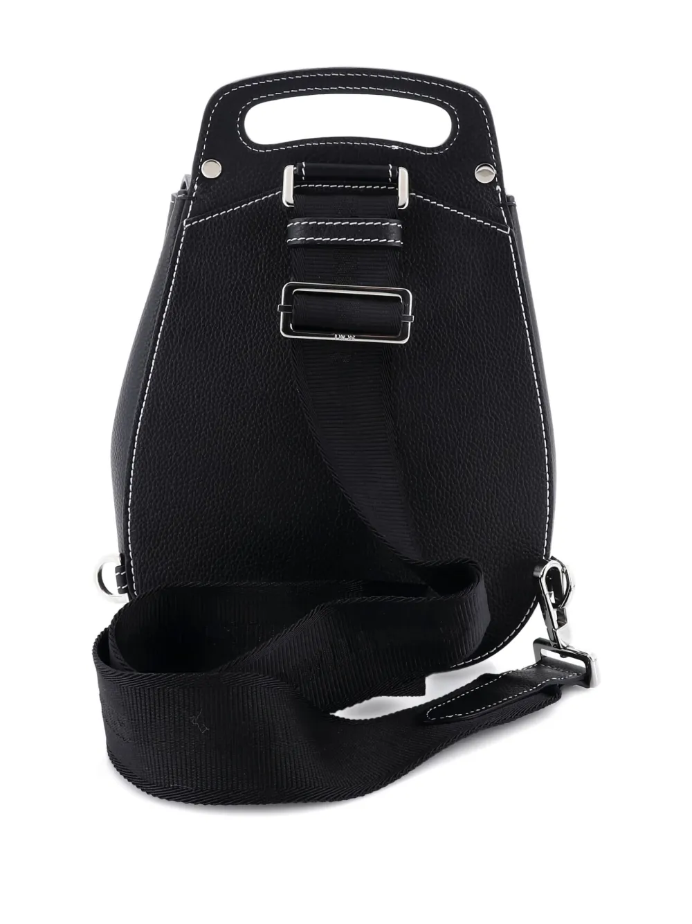 Pre-owned Dior Gallop Sling Bag Leather Belt Bag In Black