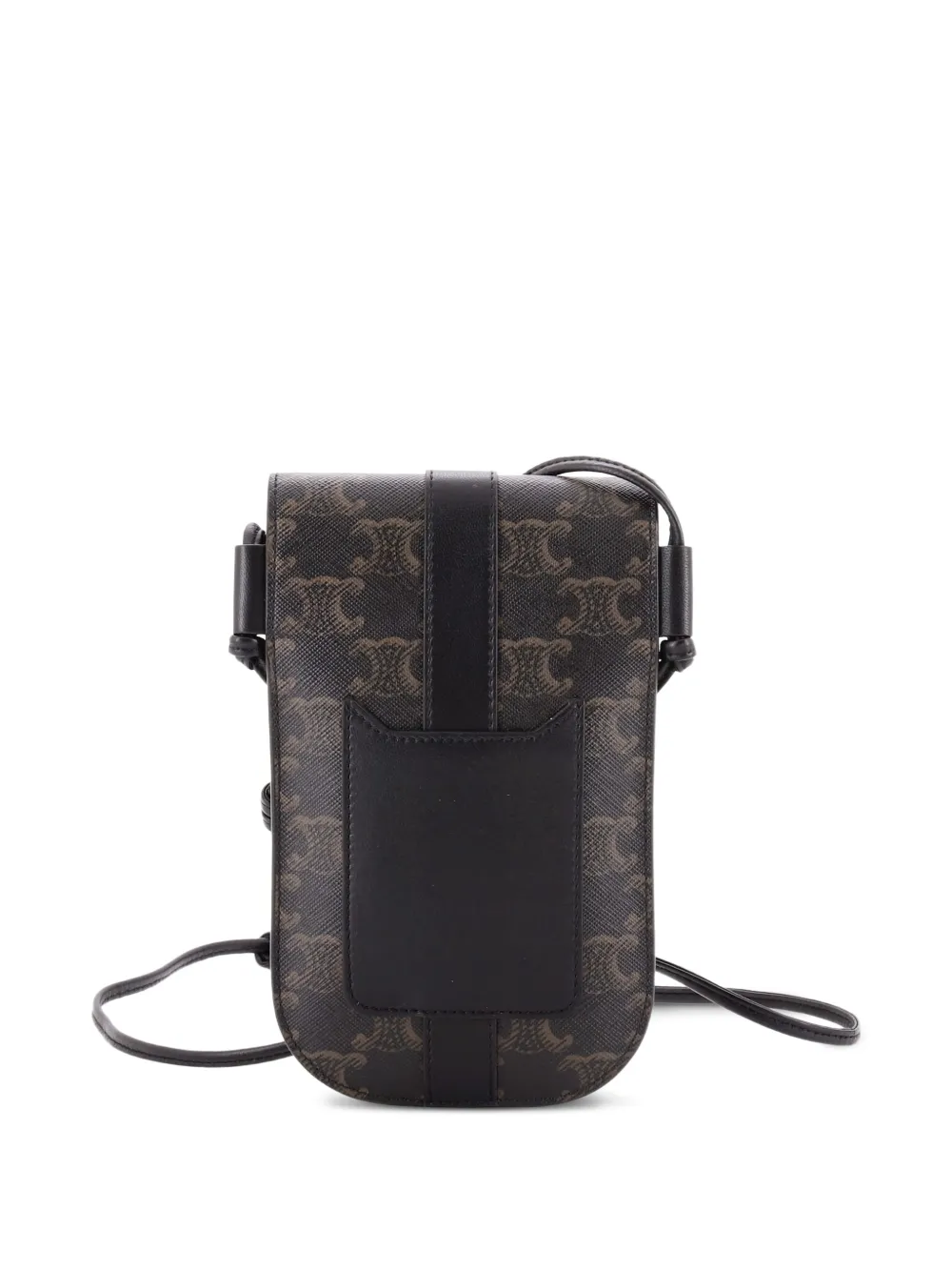 Celine Pre-Owned Phone Crossbody Triomphe Coated Canvas with Leather pouch | Image 2