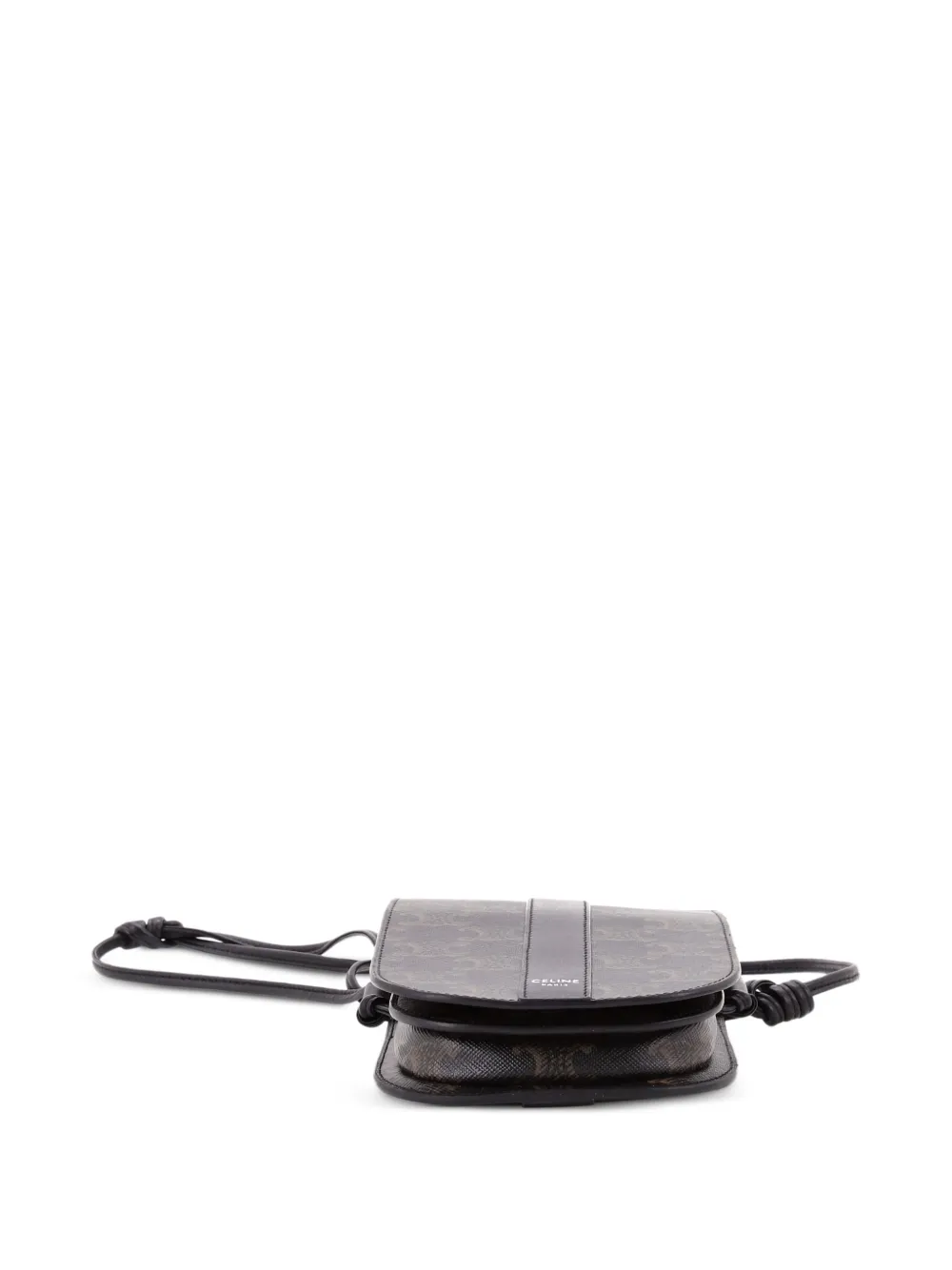 Phone Crossbody Triomphe Coated Canvas With Leather Pouch