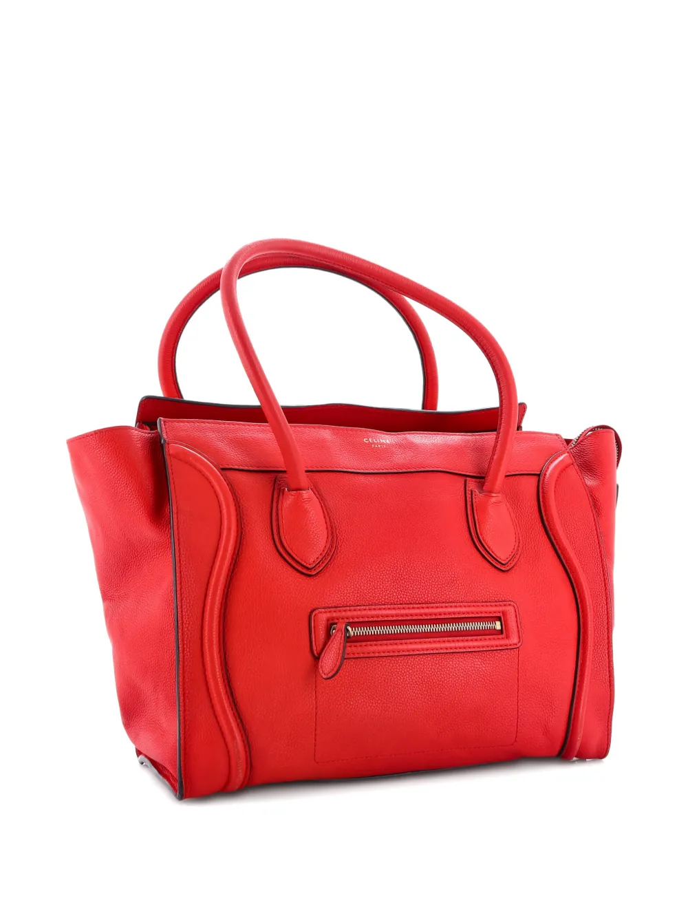 Celine Pre-Owned Luggage Bag Leather shoulder bag - Rosso
