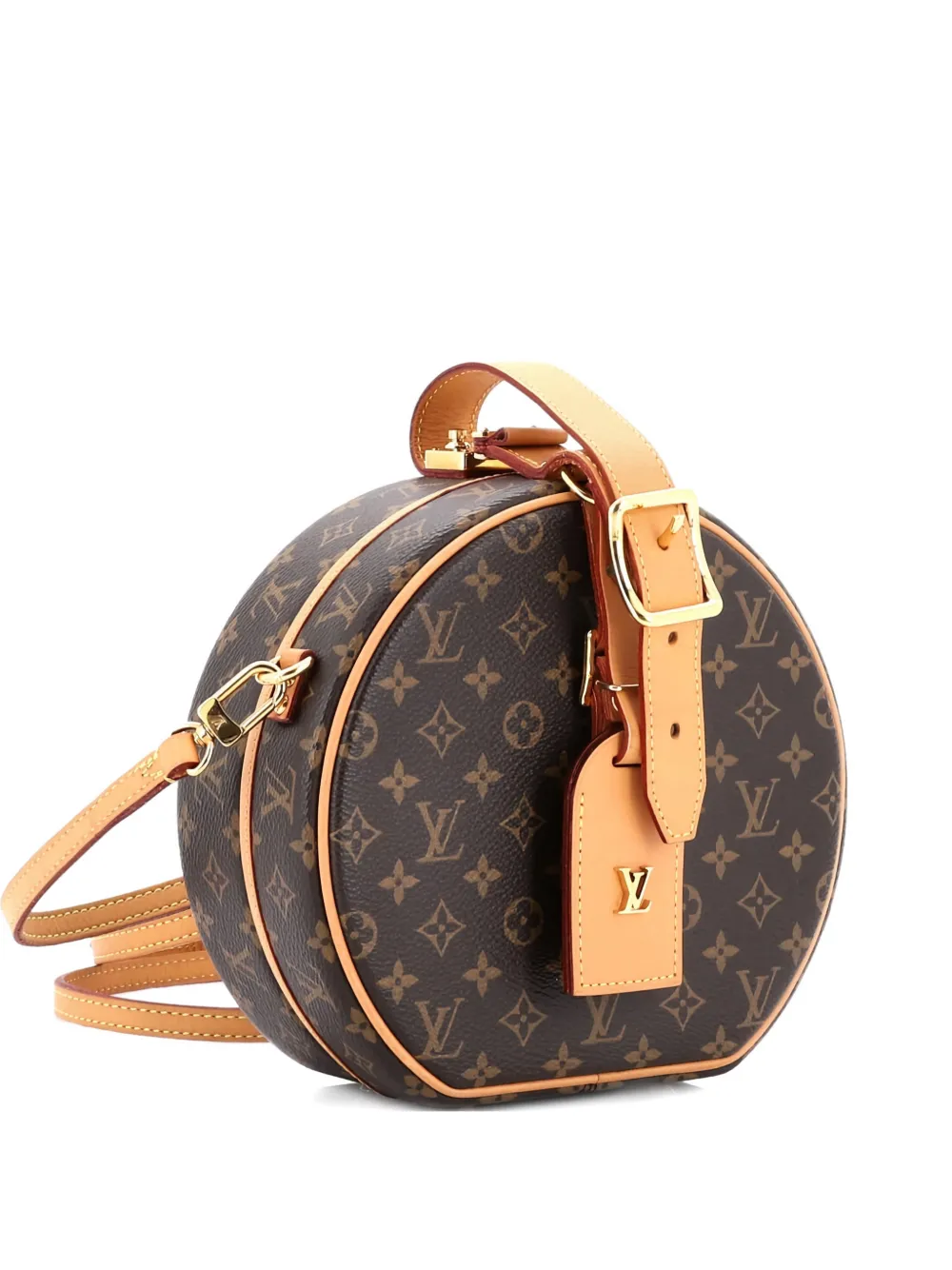 Louis Vuitton Pre-Owned Petite Boite Chapeau Bag Monogram Canvas crossbody bag - Marrone