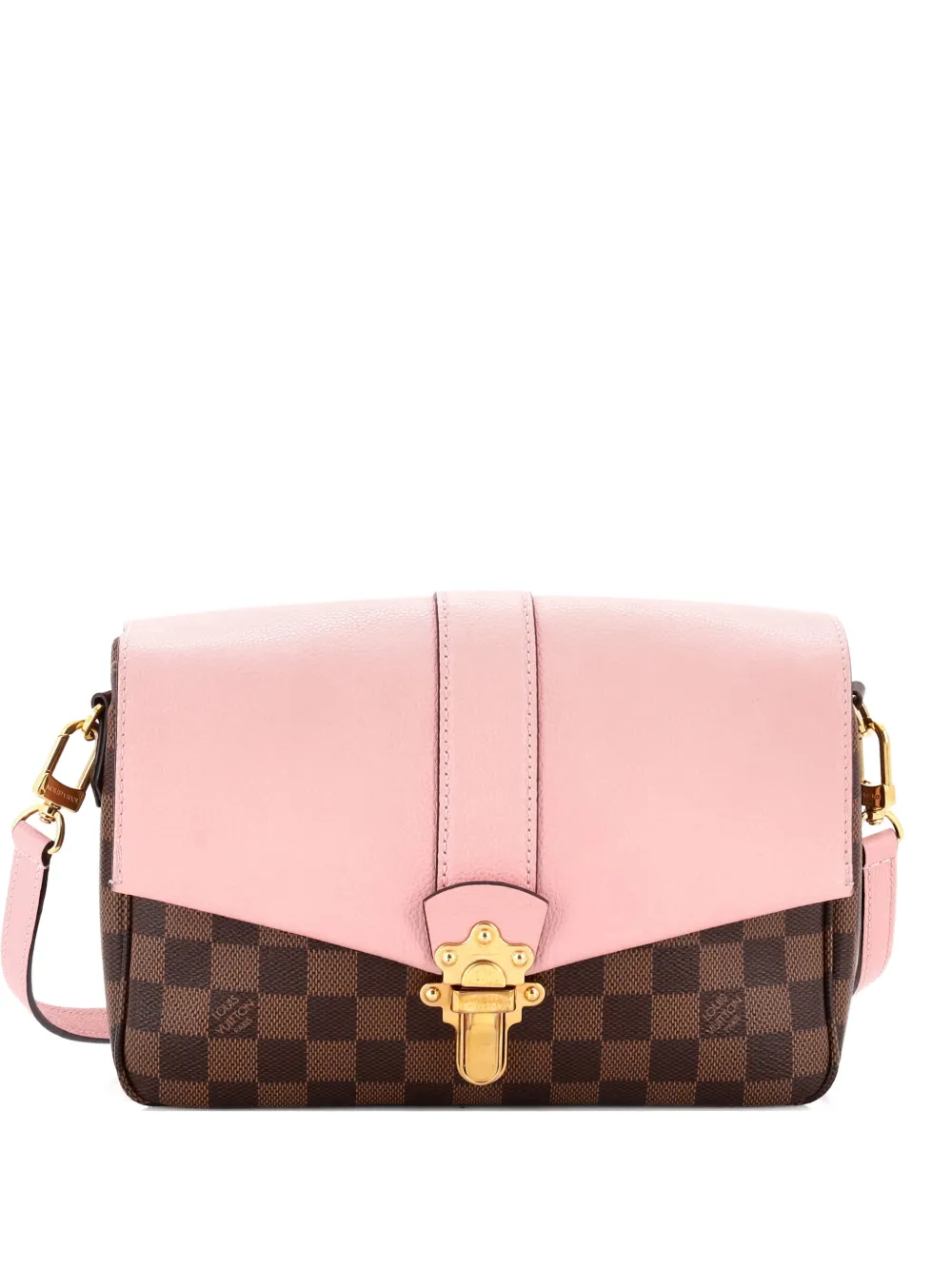 Louis Vuitton Pre-Owned Clapton Handbag Damier and Leather PM crossbody bag - Marrone