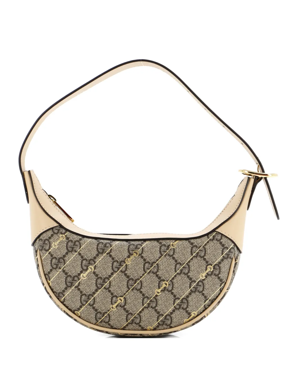Gucci Pre-Owned Borsa passepartout Ophidia mini in tela cerata GG con stampa e zip - Marrone
