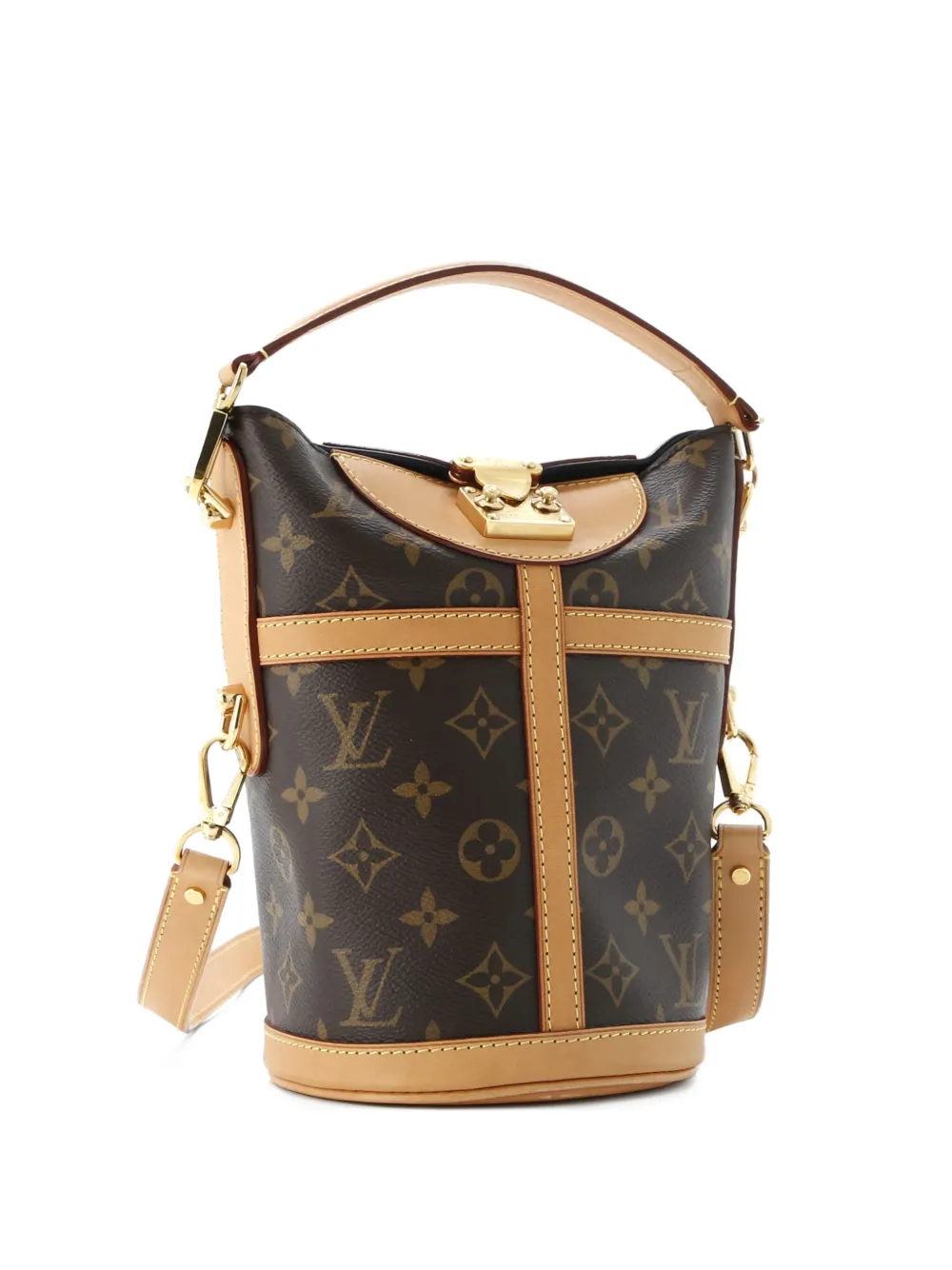 Louis Vuitton Pre-Owned Duffle Handbag Monogram Canvas bucket bag - Marrone