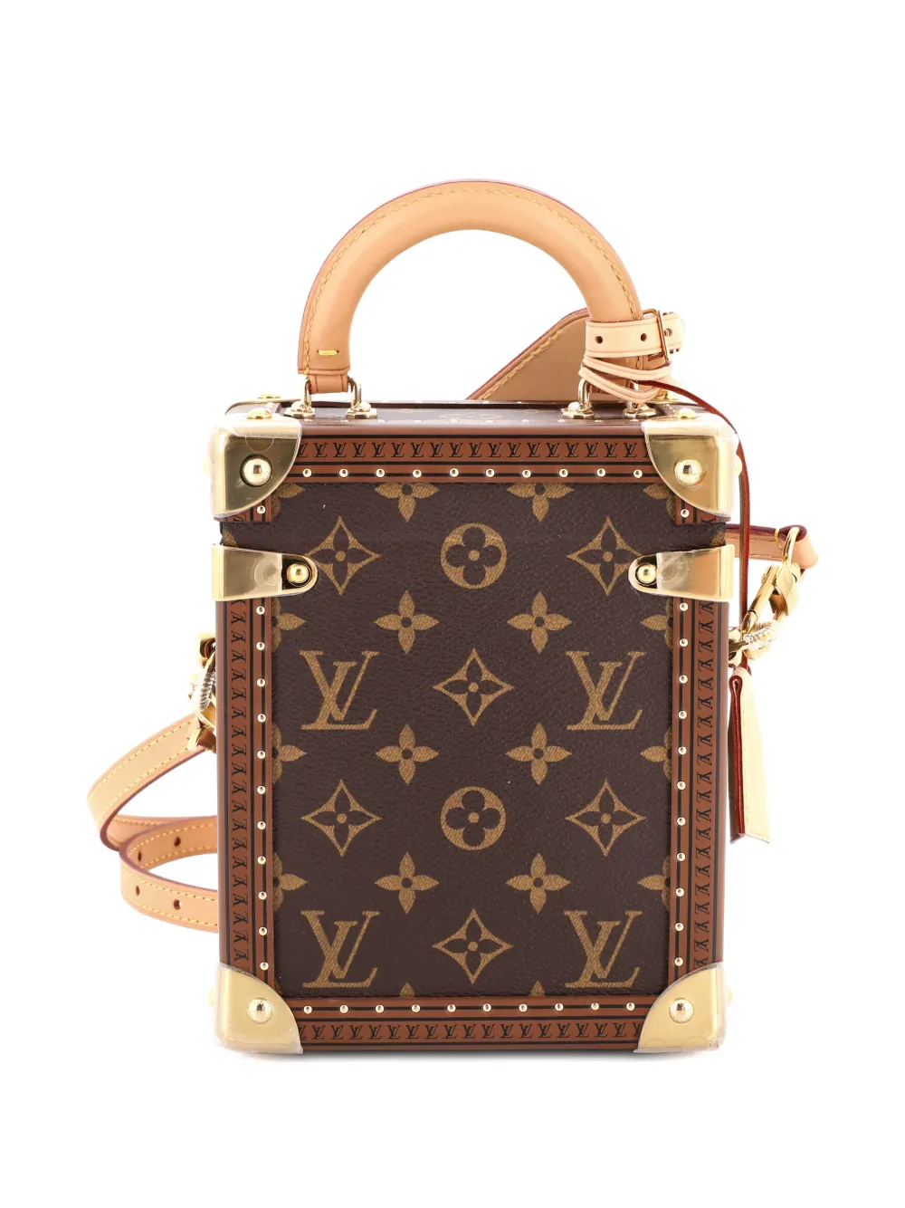 Louis Vuitton Pre-Owned Camera Box Trunk Bag Monogram Canvas satchel | Pre-Owned | Image 2