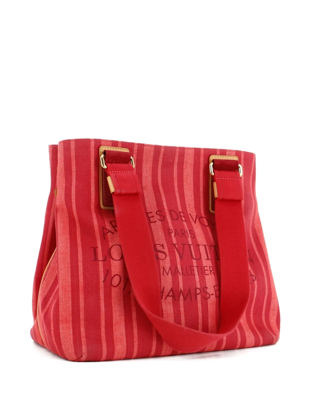 Louis Vuitton Pre-Owned Articles de Voyage Beach Cabas Printed Canvas PM tote bag | Multicolour | Image 1