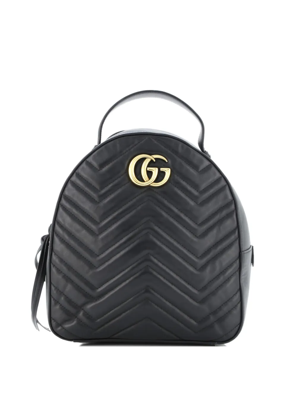 Gucci Pre-Owned GG Marmont Matelasse Leather Small backpack - Nero
