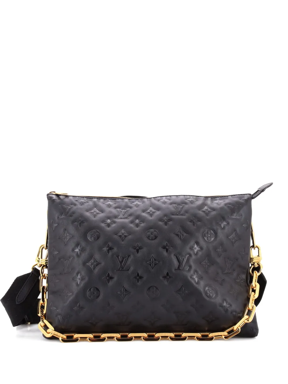 Louis Vuitton Pre-Owned Coussin Bag Monogram Embossed Lambskin MM crossbody bag - Nero