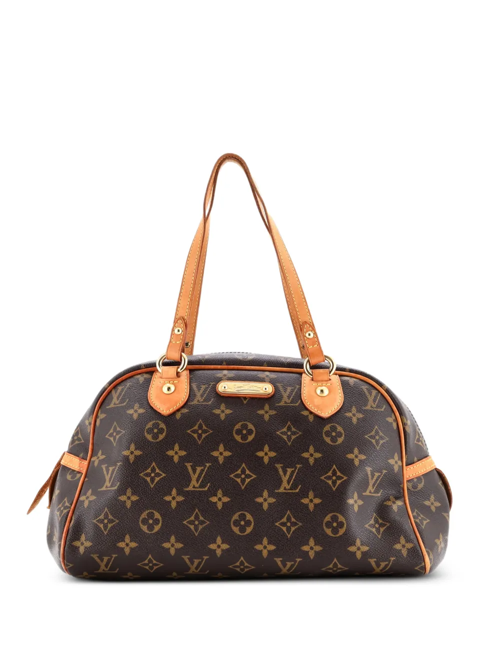 Louis Vuitton Pre-Owned Montorgueil Handbag Monogram Canvas PM satchel - Marrone