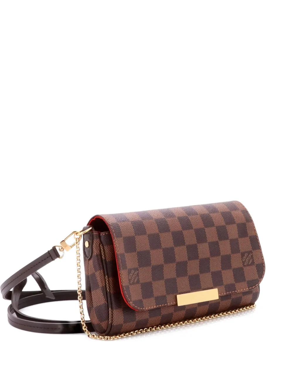 Louis Vuitton Pre-Owned Favorite Handbag Damier PM crossbody bag - Marrone