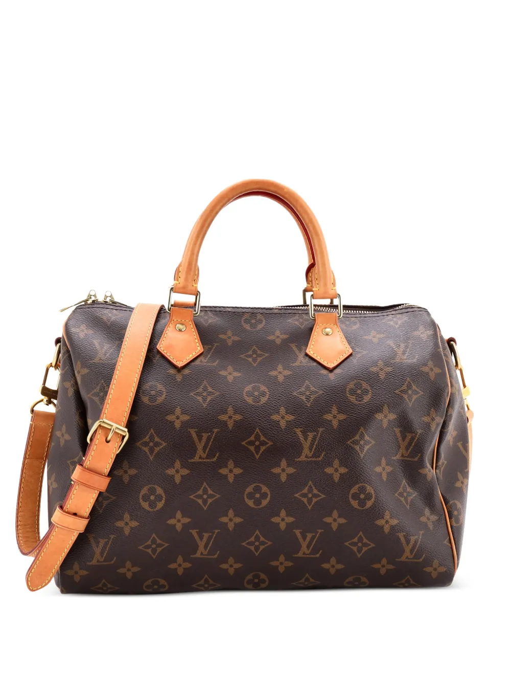 Louis Vuitton Pre-Owned Speedy Bandouliere Bag Monogram Canvas 30 shoulder bag - Marrone