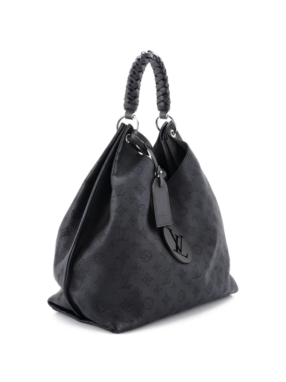 Louis Vuitton Pre-Owned Carmel Mahina Leather hobo bag - Nero