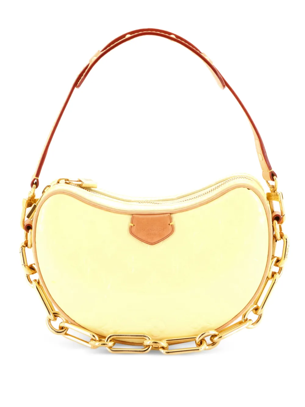 Louis Vuitton Pre-Owned Croissant NM Handbag Monogram Vernis PM crossbody bag - Giallo