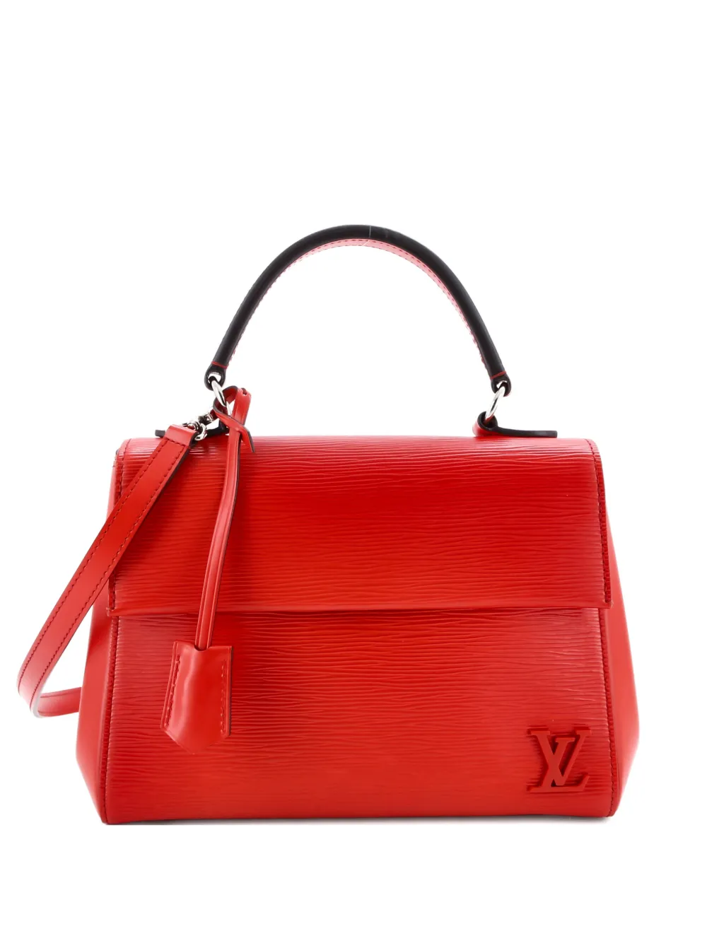 Louis Vuitton Pre-Owned Cluny Top Handle Bag Epi Leather BB satchel - Rosso