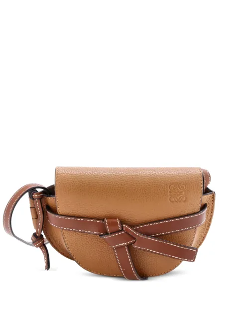 Loewe Pre-Owned bolsa crossbody Gate mini de piel