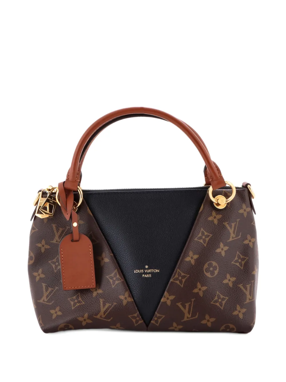 Louis Vuitton Pre-Owned V Monogram Canvas and Leather BB tote bag - Nero