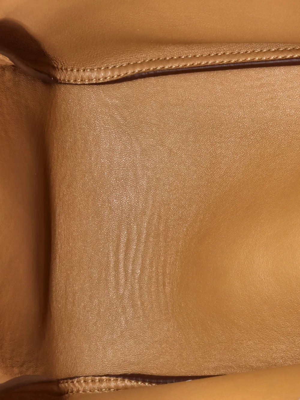 PRADA Pre-owned Flou Dynamique Open Vitello Daino Small Tote Bag In Orange