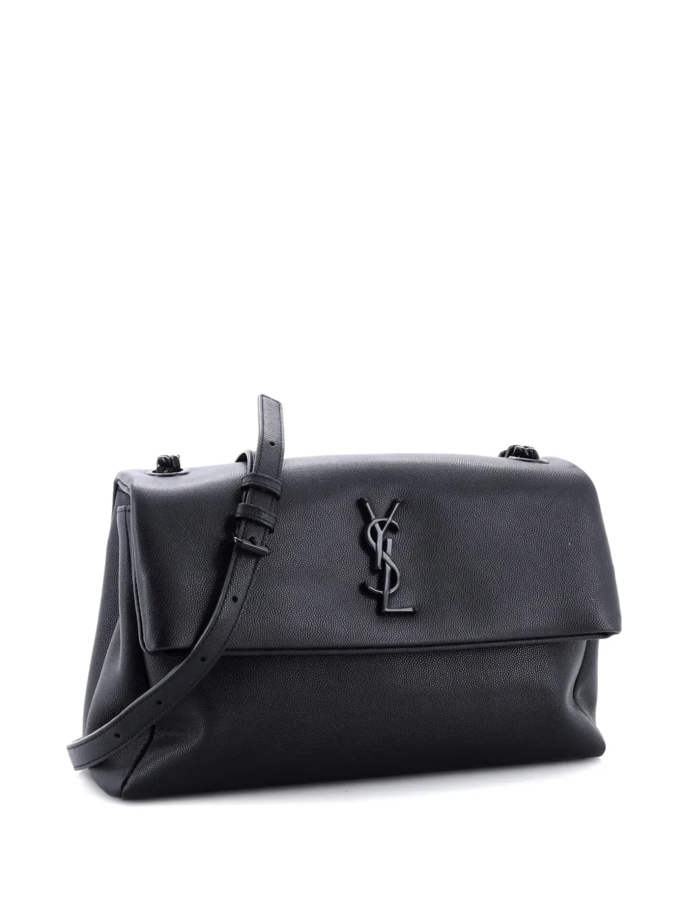 Saint Laurent Pre-Owned West Hollywood Shoulder Bag Leather Medium crossbody bag - Nero