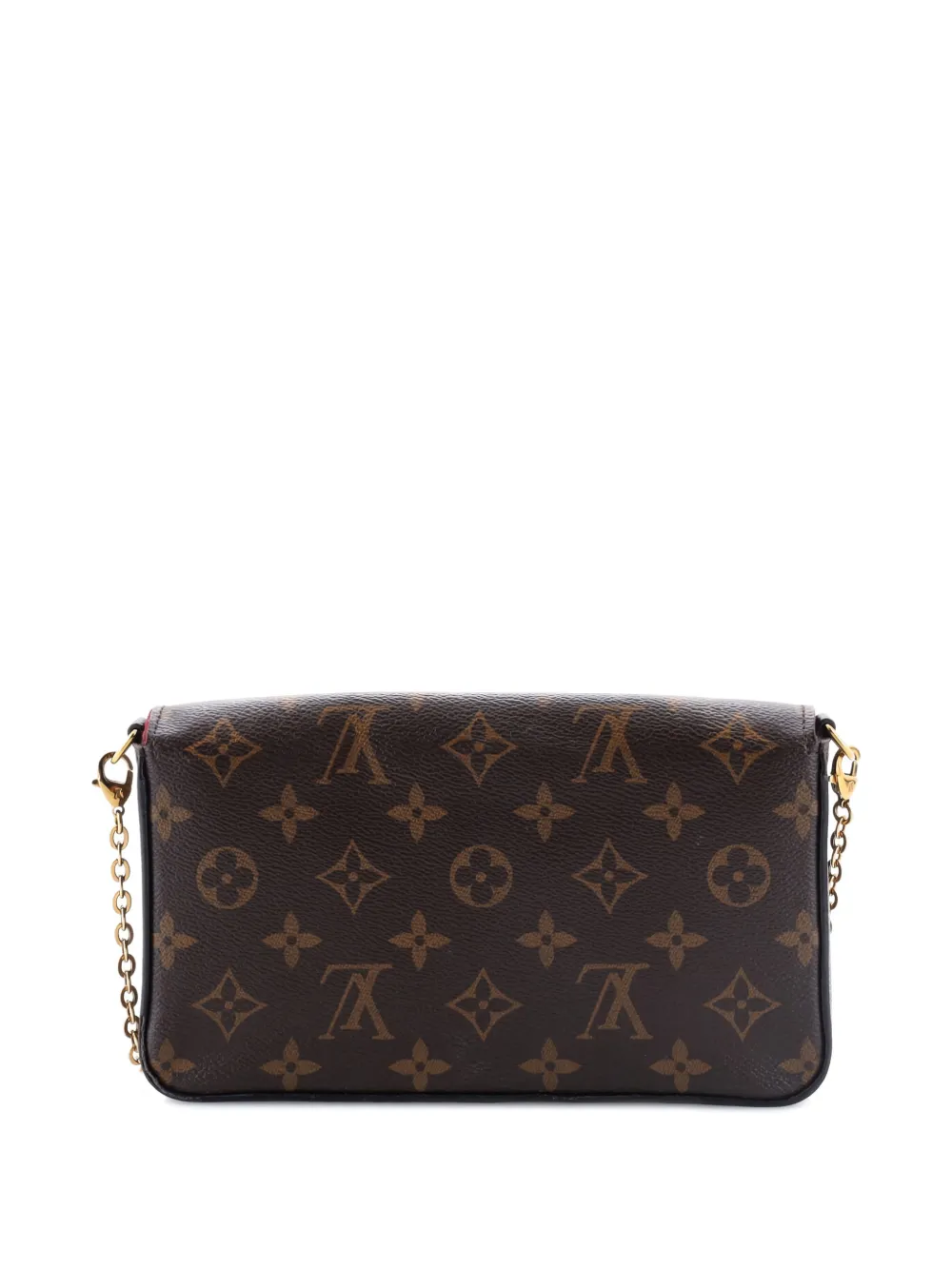 Louis Vuitton Pre-Owned Felicie Pochette Monogram Canvas crossbody bag - Marrone