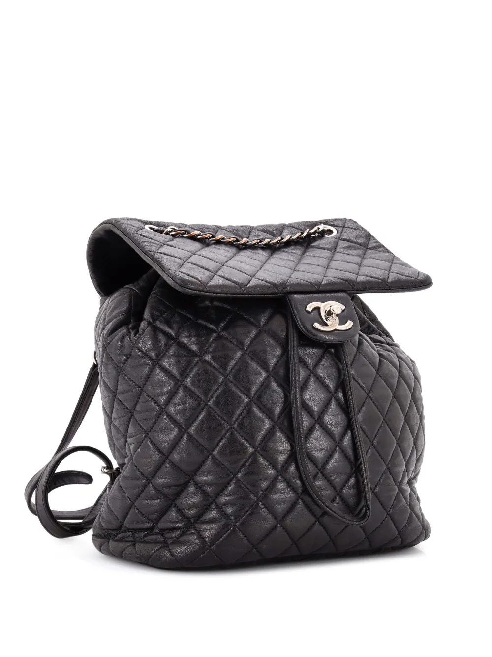 CHANEL Pre-Owned Urban Spirit Quilted Lambskin Large backpack - Nero