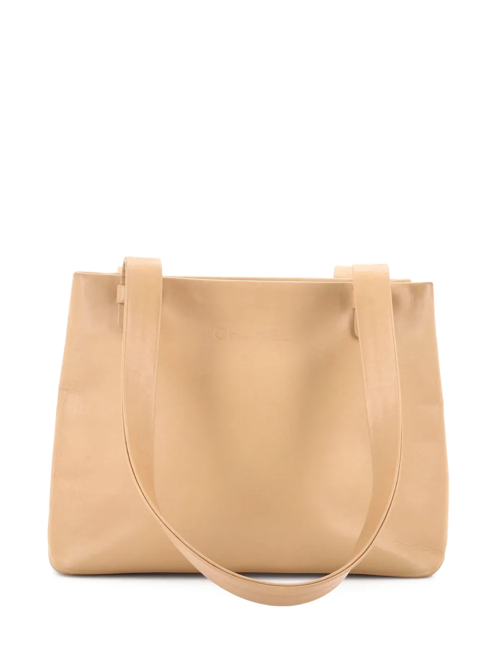 CHANEL Pre-Owned Logo Tote Leather Small satchel - Toni neutri