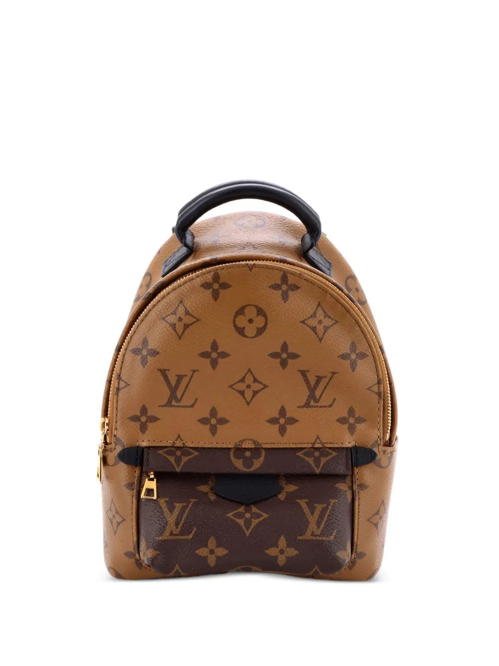 Louis Vuitton Pre-Owned Zaino Palm Springs mini in tela Monogram Reverse - Marrone