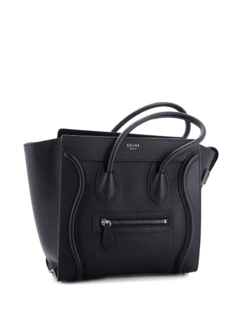 Celine Pre-Owned Luggage Bag Grainy Leather Micro tote bag