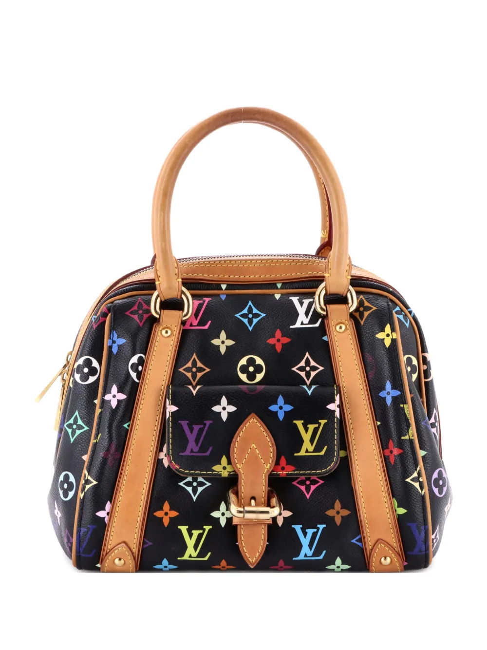 Louis Vuitton Pre-Owned Priscilla Handbag Monogram Multicolor satchel - Nero