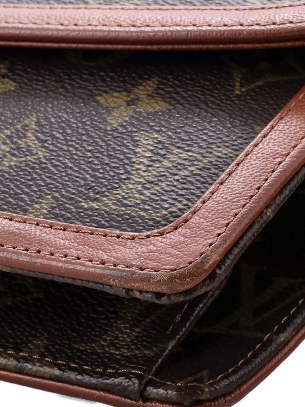 Dame Pochette Monogram Canvas Gm Clutch Bag