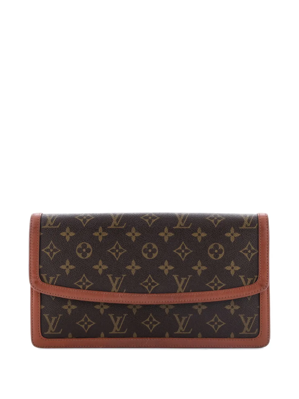Louis Vuitton Pre-Owned Dame Pochette Monogram Canvas GM clutch bag - Marrone