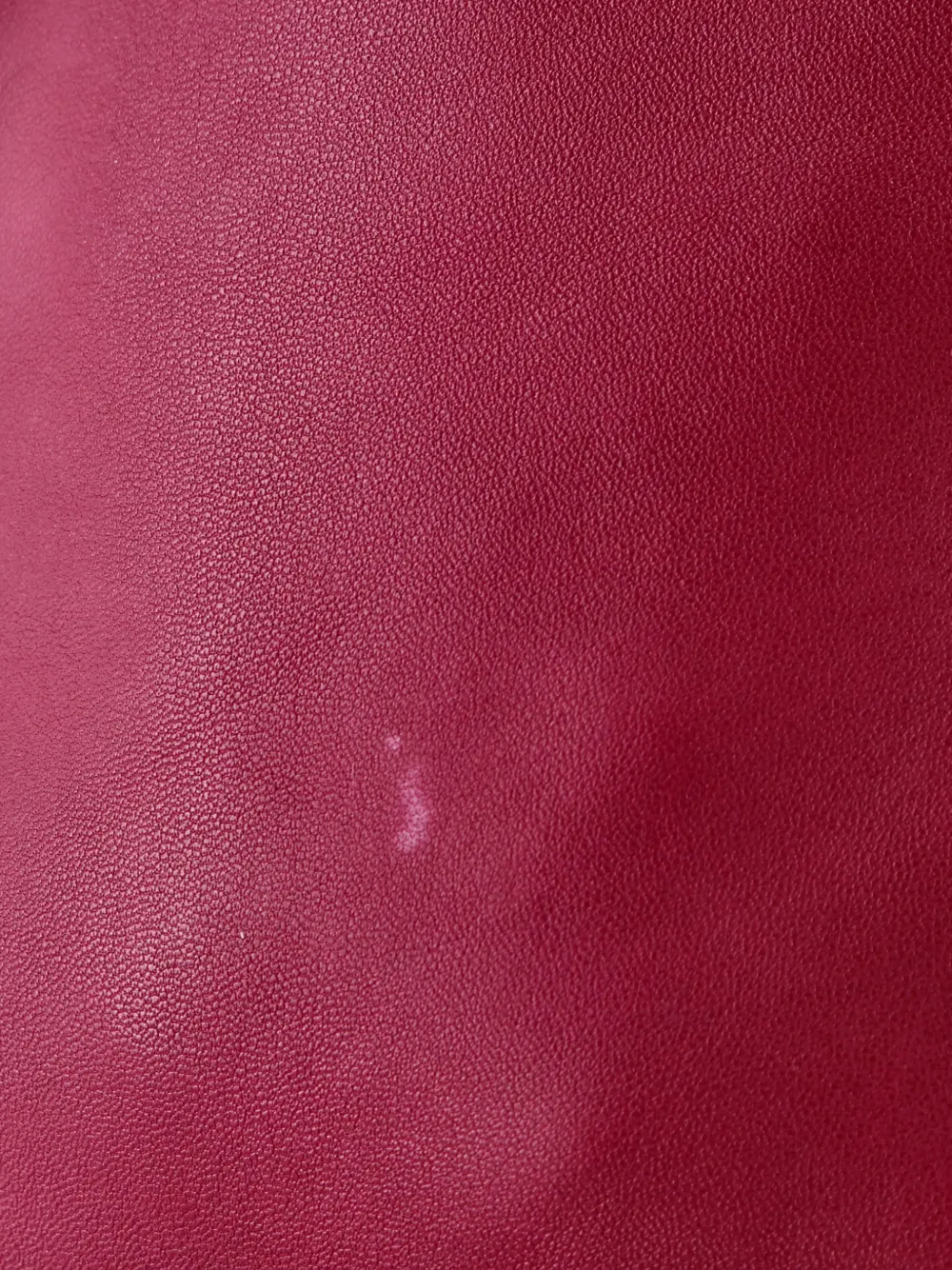 Pre-owned Saint Laurent Teddy Leather Large Bucket Bag In Pink