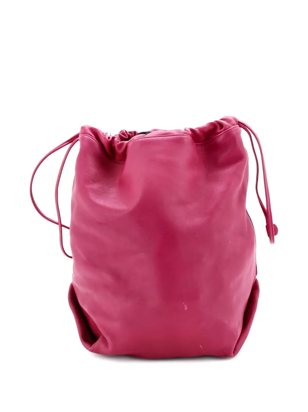 Saint Laurent Pre-Owned Teddy Leather Large bucket bag | Pre-Owned | Image 2