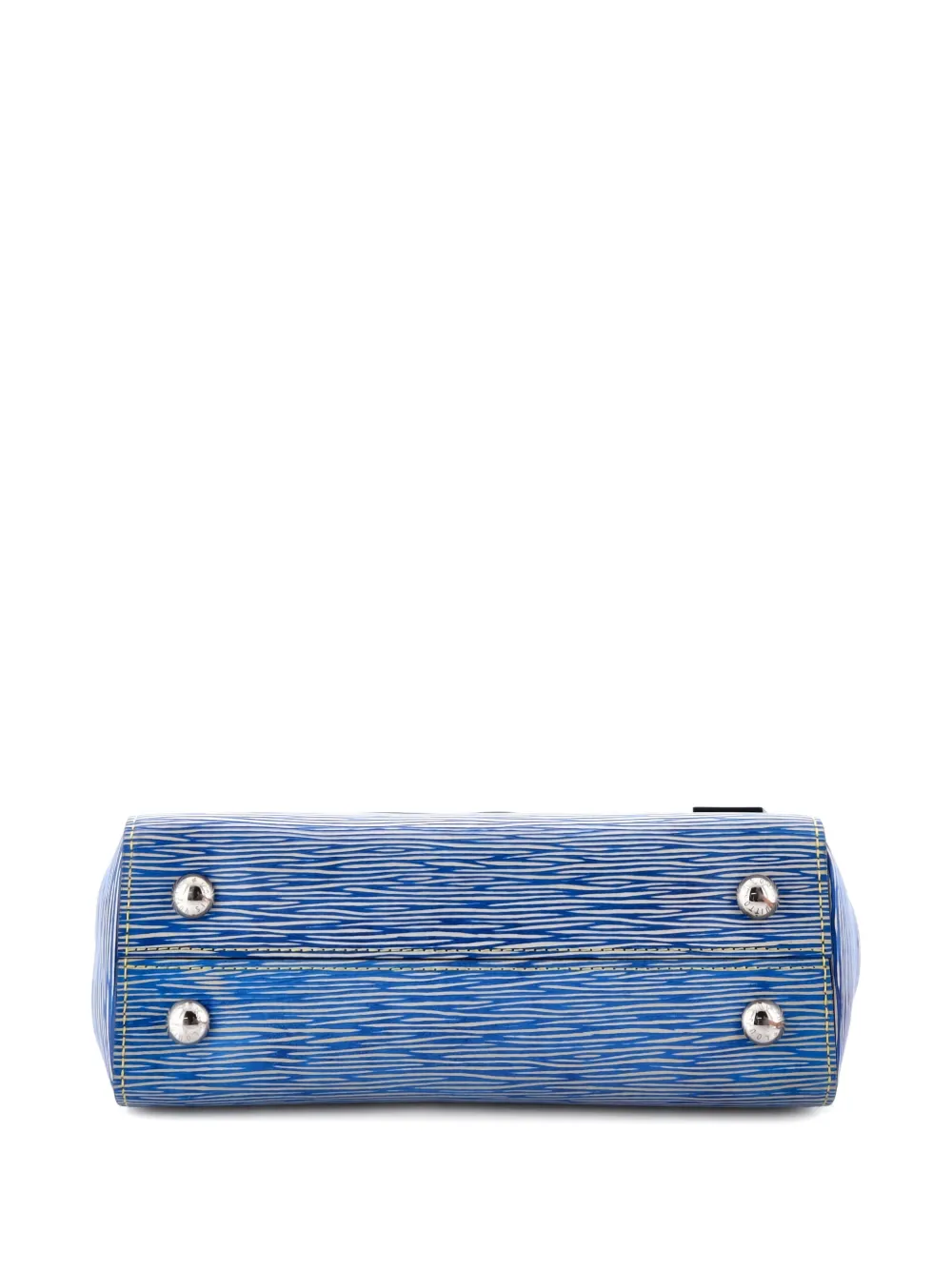 LOUIS VUITTON Pre-owned Cluny Top Handle Bag Epi Leather Bb Satchel In Blue