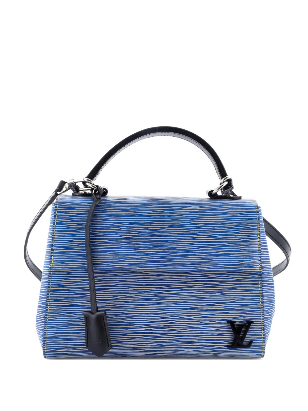 Louis Vuitton Pre-Owned Cluny Top Handle Bag Epi Leather BB satchel - Blu