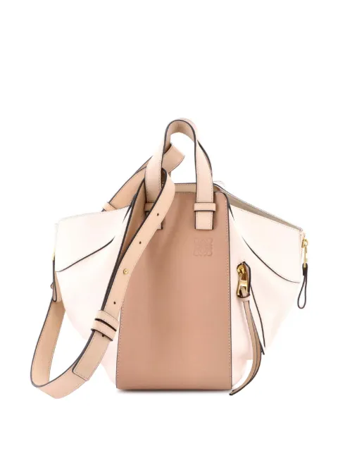 Loewe Pre-Owned 해먹 백 레더 스몰 숄더 백