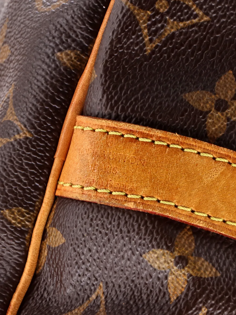 Pre-owned Louis Vuitton Speedy Bandouliere Bag Monogram Canvas 35 Satchel In Brown