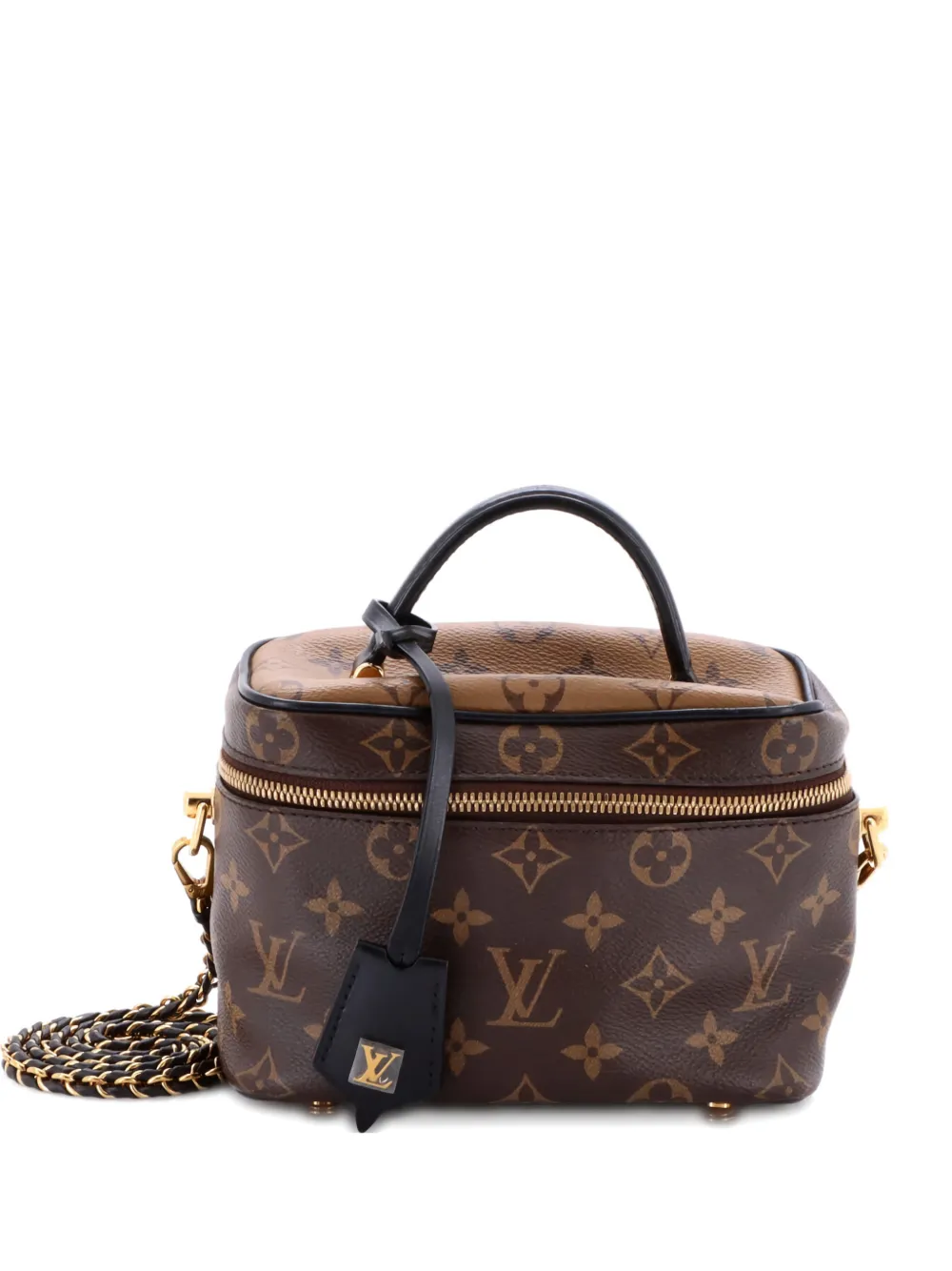 Louis Vuitton Pre-Owned Vanity Handbag Reverse Monogram Canvas PM satchel | Black | Image 1